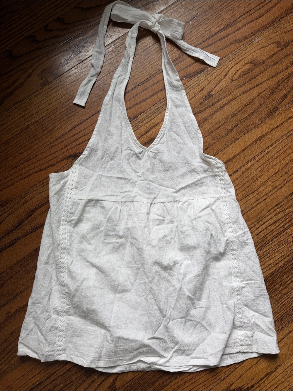 Women's White Halter Camisole Tank Top - Lightweight Summer Layer
